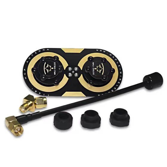 Circularly Polarized High Frequency Antenna Extend Range 15-20km for Skyzone Glasses ES-C Type Drone Racing Drone